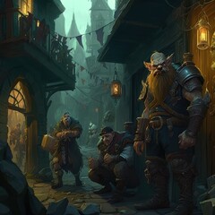 Fototapeta premium RPG Game Art