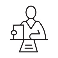 JUDGEMENT design vector icon