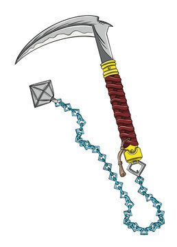 Japan weapon - kusarigama
