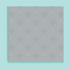 Seamless abstract geometric chains pattern. Vector Illustration.