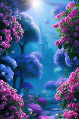 A beautiful illustration created by artificial intelligence by Carguilar, with varied colors and incredible and Delicate details