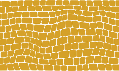 yellow brick wall background vector texture