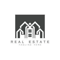 Real Estate Business Logo vector illustration design