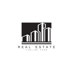 Real Estate Business Logo vector illustration design