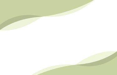 Fototapeta premium Green Wave Design Transparent Background
