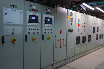 Electrical panels and equipment.