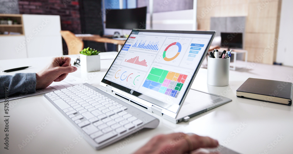 Aufkleber KPI Dashboard Data Analytics