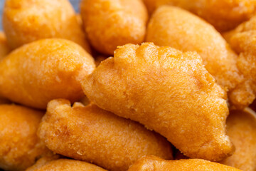 Crispy peanut puff for traditional chinese new year