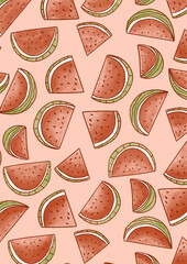 watermelon desktop background