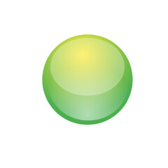 green glass sphere