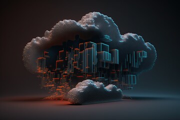 IT cloud background network security data
