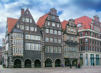 Fototapeta na wymiar Square in Bremen, Germany
