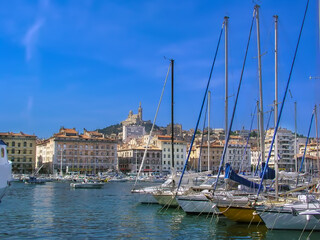Fototapeta na wymiar View of Marseille, France