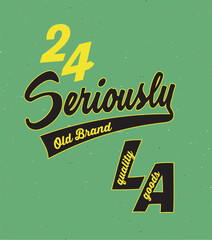 varsity and college typography for print