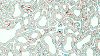 Naklejka premium Cell pillow pattern colorful gradient animated background. Abstract Looping Background. Random abstract loops motion background.