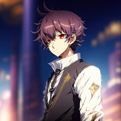 Anime Character - This Illustration is made with AI	
