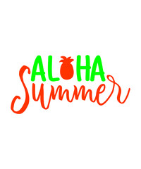 Aloha Summer SVG Cut File