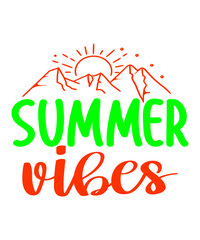 Summer Vibes SVG Cut File