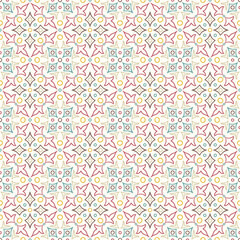 Kaleidoscope seamless pattern, textured background for your design projects, textile, wrapping, wallpaper, web