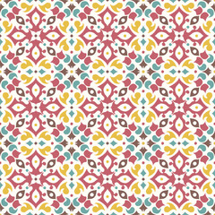 Kaleidoscope seamless pattern, textured background for your design projects, textile, wrapping, wallpaper, web
