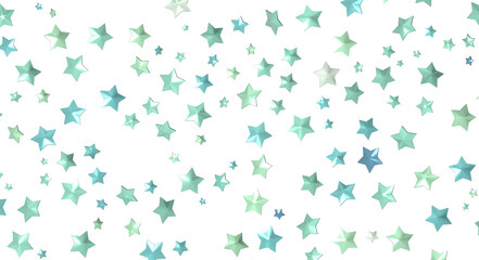 XMAS Stars - Holiday golden decoration, glitter frame isolated -