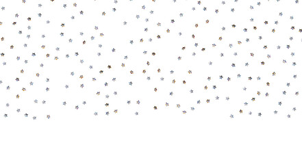 XMAS Stars - stars. Confetti celebration, Falling golden abstract decoration for party, birthday celebrate,