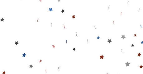 Stars - stars confetti on american independence day party