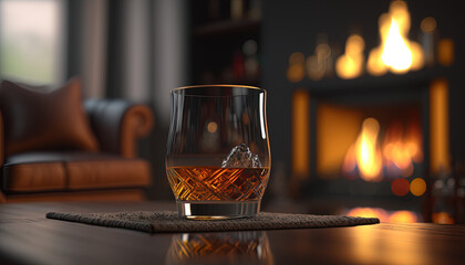 Whiskey Glass Generative AI