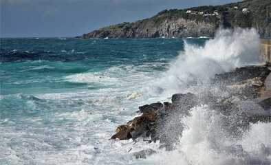 Ischia is a volcanic island in the Tyrrhenian Sea