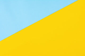 Blue and yellow colorblock paper background