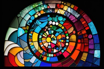 stained glass window