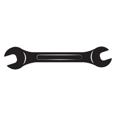 wrench icon logo vector design template