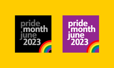 Design for pride month 2023