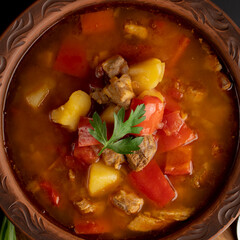 hungarian soup bograch ukrainian сarpathian 1