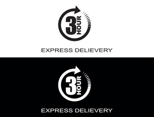 Express delivery in 3 hours. Fast delivery, express and urgent shipping