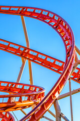 typical tracks of a rollercoaster