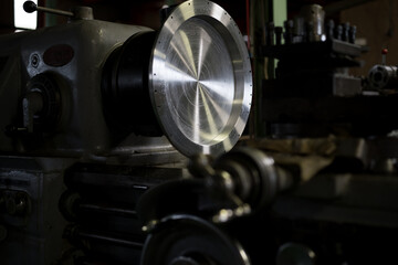 Where parts are being processed