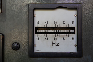 control boards of the old power plant.