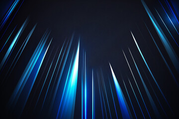Blue abstract holographic background. AI generated image