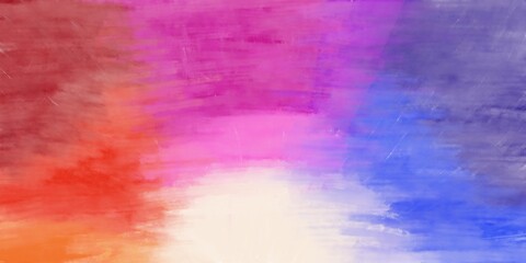 artistic minimalistic illustration-abstraction in the style of colored paints in bright colors, rainbow. Can be used as background