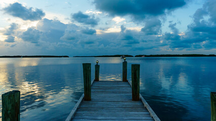 Fototapeta premium Sunset at Morada Bay in the Florida Keys, Islamorada