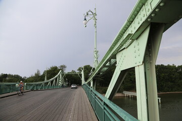 Oskars Kalpaks swing bridge in Liepaja, Latvia