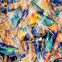 Fototapeta premium seamless abstract pattern. Textile pattern, flower print pattern for textile design and fabrics.