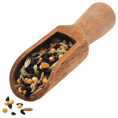 Mixed spices named as pach foron masala