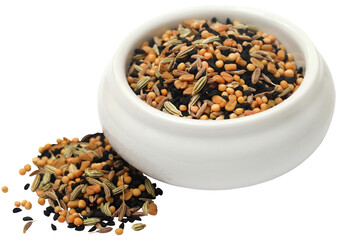 Mixed spices named as pach foron masala