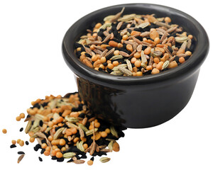 Mixed spices named as pach foron masala