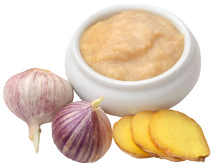 Ginger and garlic with paste