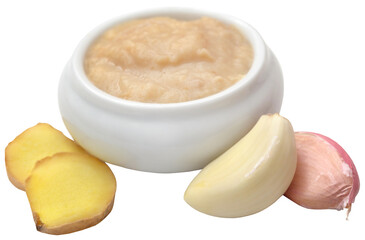 Ginger and garlic with paste