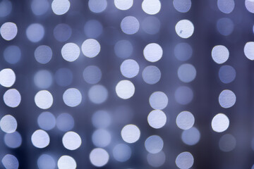 defocused image of christmas lights