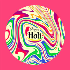 Happy holi colorful background design